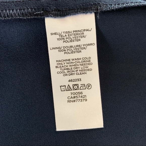 NWOT Ann Taylor V Neck Striped Shell Top Size Small - Picture 5 of 6